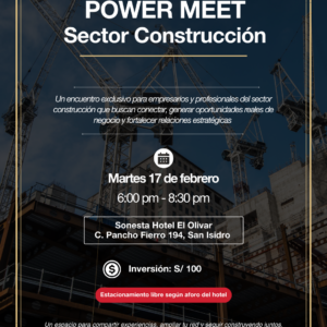 POWER MEET – SECTOR CONSTRUCCIÓN