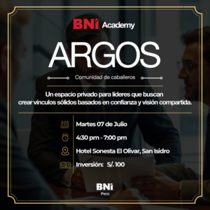 Sesión Especial de Networking Estratégico – Comunidad ARGOS