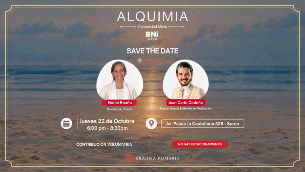 Flyer de COMUNIDAD ALQUIMIA
