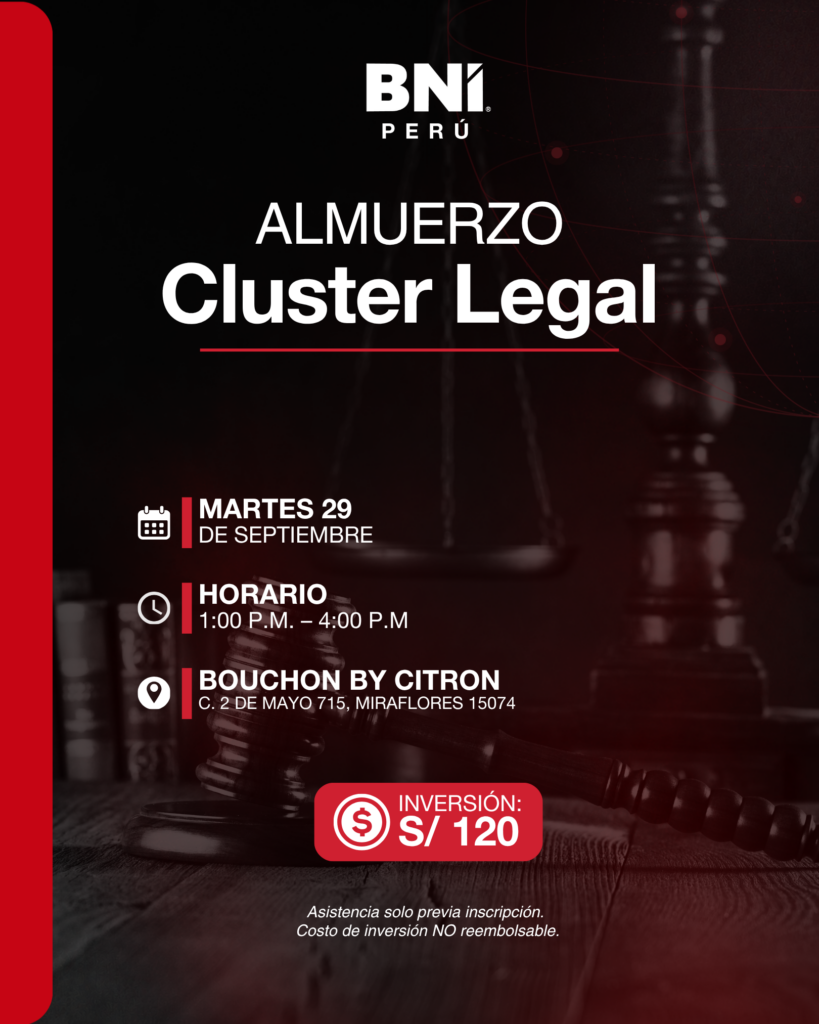 Flyer de CLUSTER LEGAL
