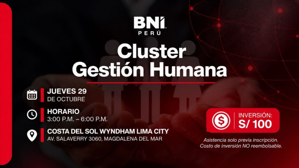 Flyer de Cluster Gestión Humana